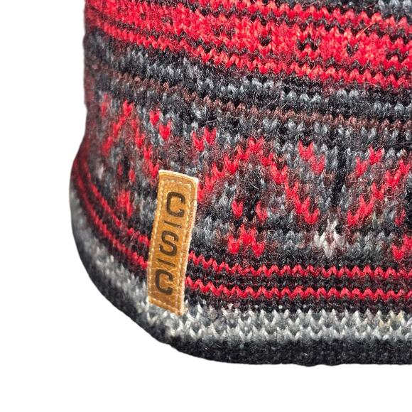 Columbia Sportswear Kids Youth Beanie Hat Wool Fleece Lined CSC Ski Snow School - Picture 3 of 9